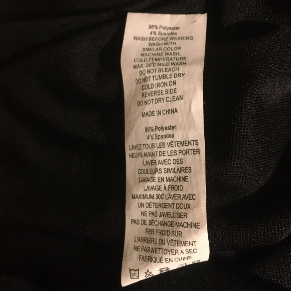 ZYIA Active Black Classic Clubhouse Dress Size XXL - Picture 13 of 13